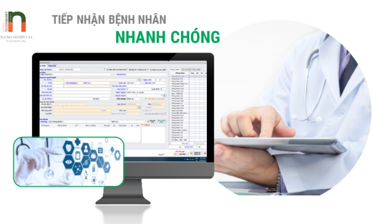 Phần mềm quản lý bệnh viện HIS NANO HOSPITAL