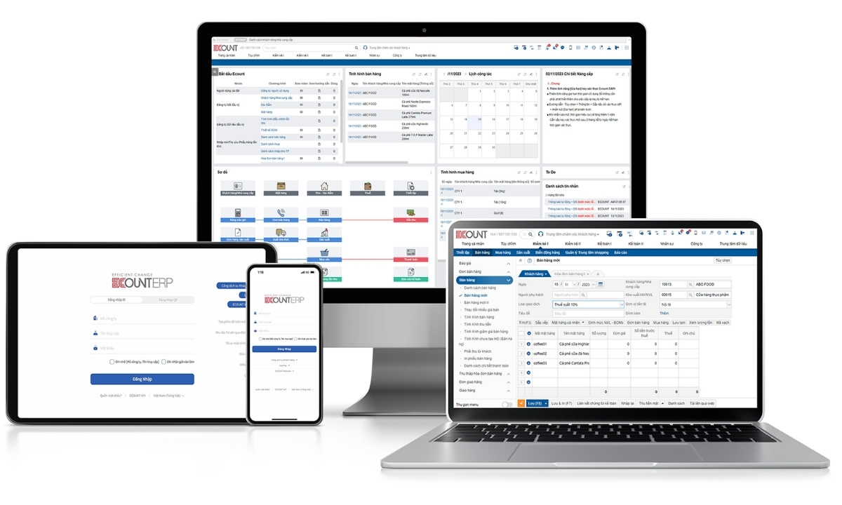 Phần mềm quản lý tồn kho Ecount